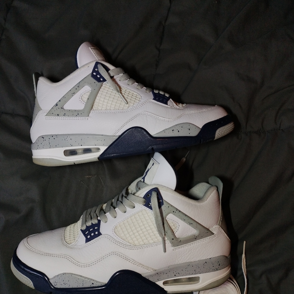 Jordan 4 midnight Navy size 10.5 - Picture 4 of 5